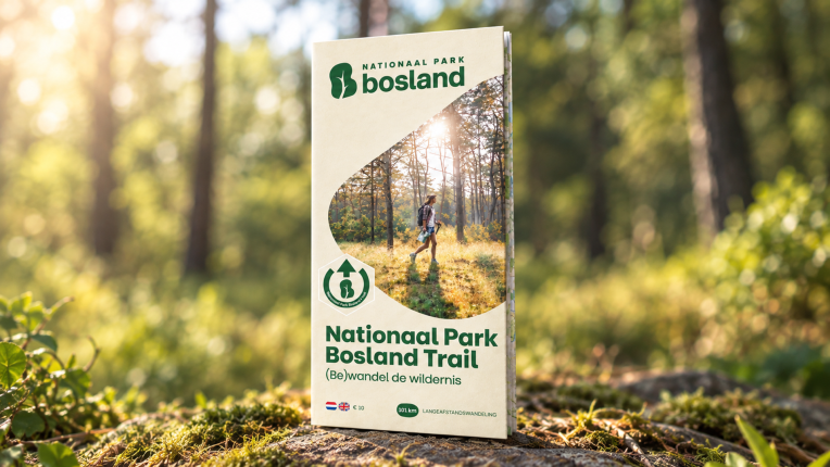 Nationaal Park Bosland Trail Kaart