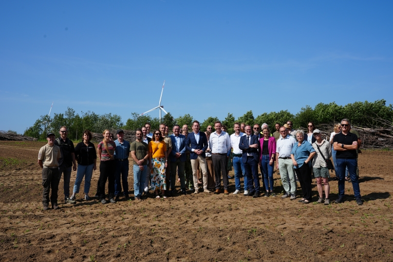 Opening Ecoduct Waaltjesbos in Nationaal Park Bosland
