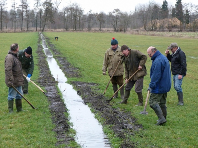 Witteren in de watering Unesco