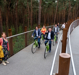 Fietsen door de Bomen in Bosland © Toerisme Limburg